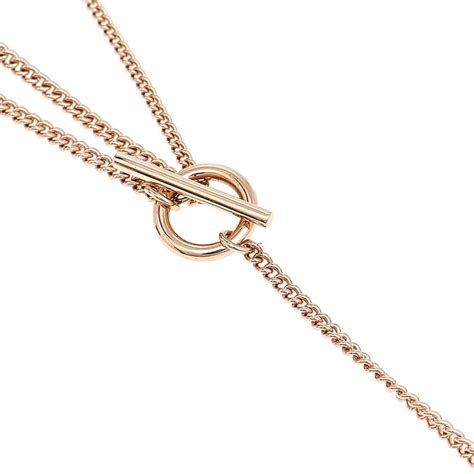 Echappee Hermes long necklace 